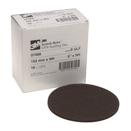 3M Scotch-BriteTM Scuffing Disc 07468, 6 in x NH S ULF, 10PK 7000120839